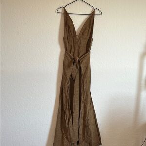 Petersyn Wrap Maxi Dress Boho Brown